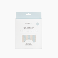 Infant Lounger Muslin Cover | Blue stripe