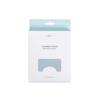 Lounger Curve Muslin Cover | Bluebell