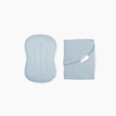 Lounger Curve + Muslin Cover Set | Bluebell
