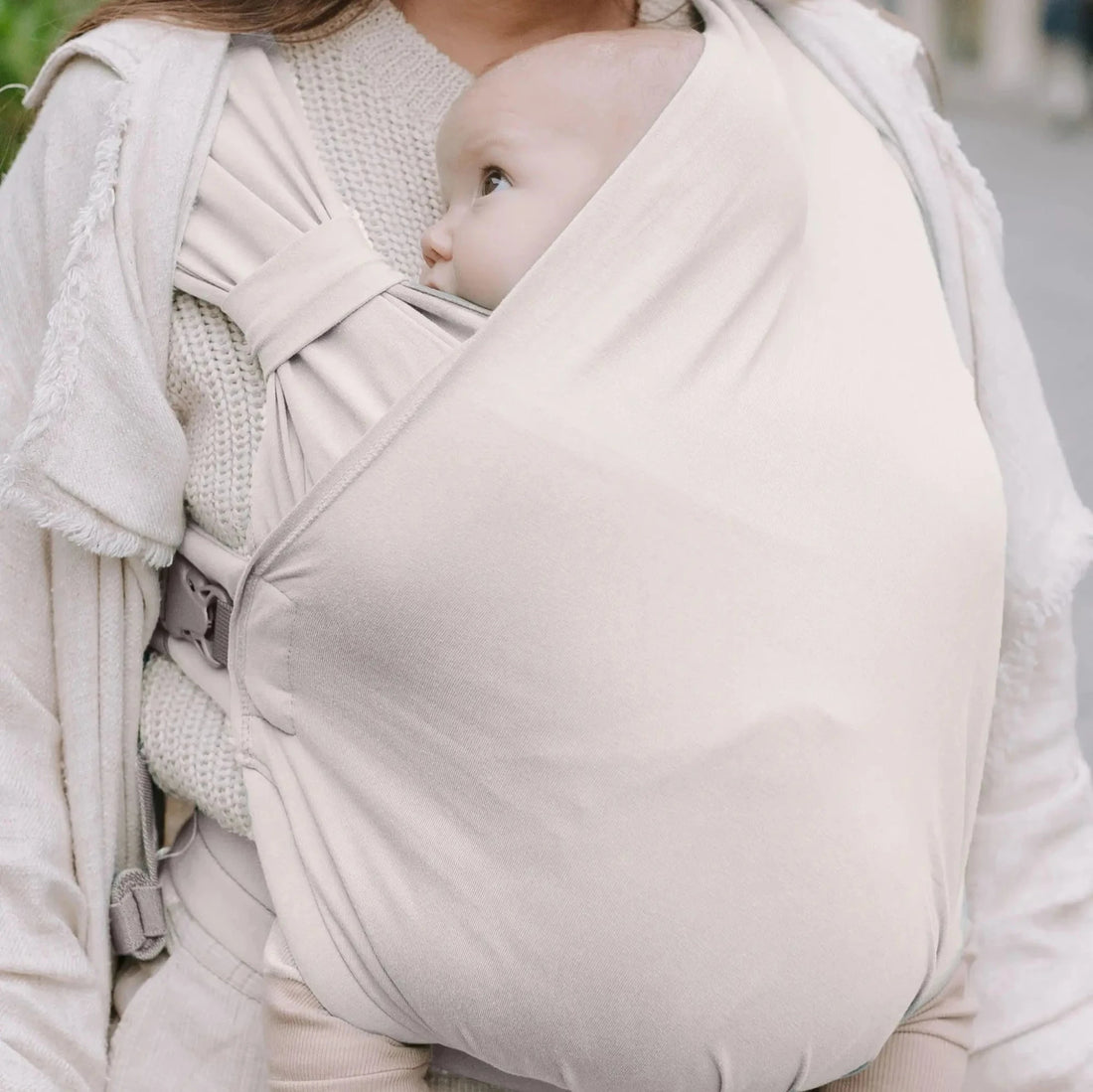 Boba Bliss Baby Wrap Carrier | Organic Stone