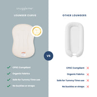 Infant Lounger Curve | Slate