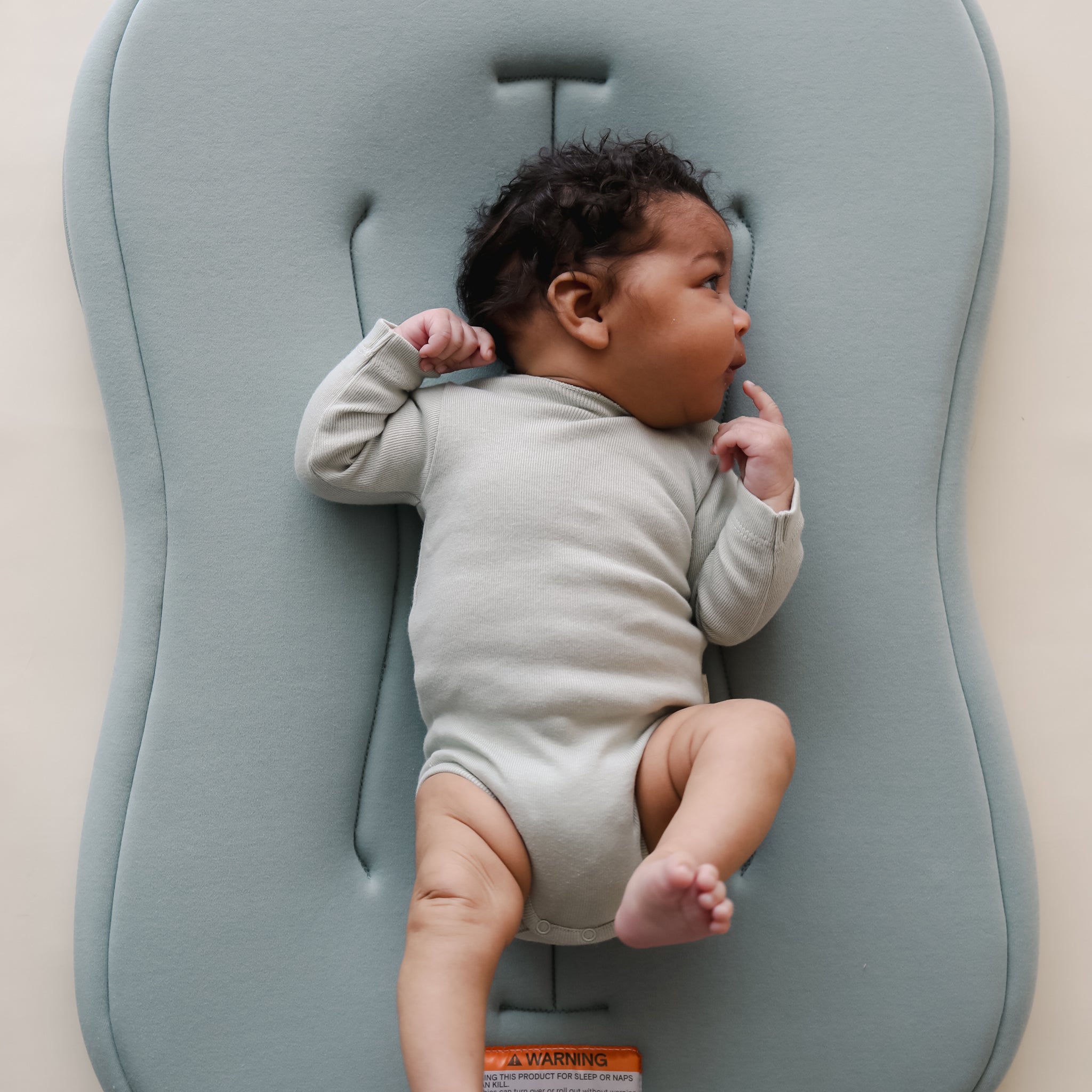 Infant Lounger Curve | Slate – Snuggle Me Organic
