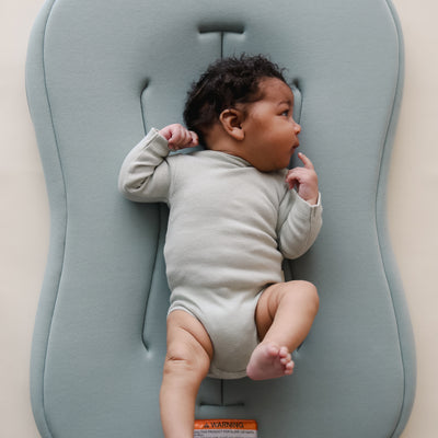 Lounger Curve + Muslin Cover Set | Slate