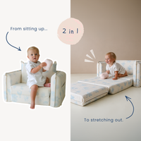 Toddler Chair | Blue Toile