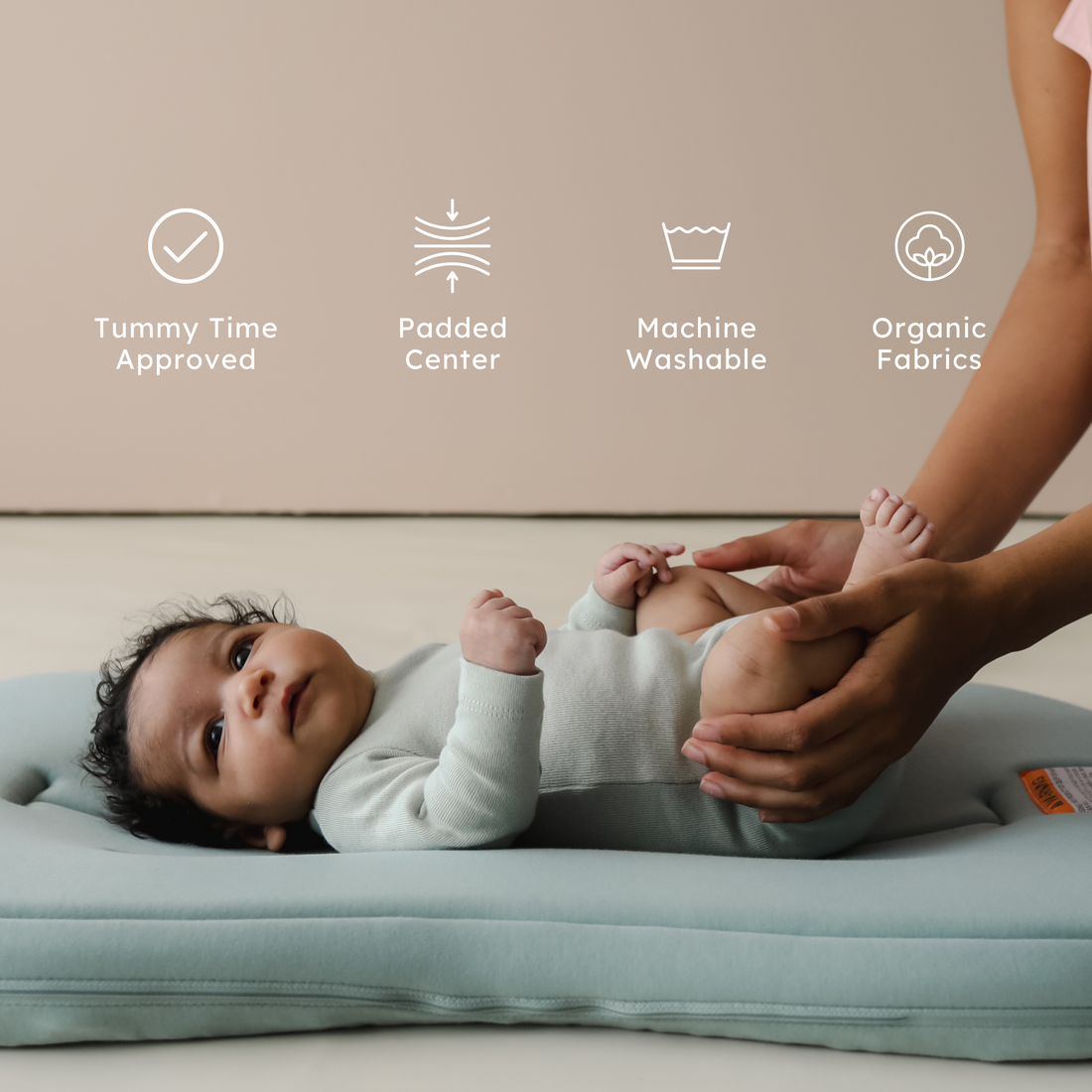 Lounger Curve + Muslin Cover Set | Slate