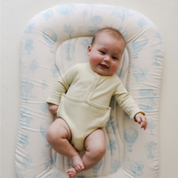 Infant Lounger Wave | Blue Toile