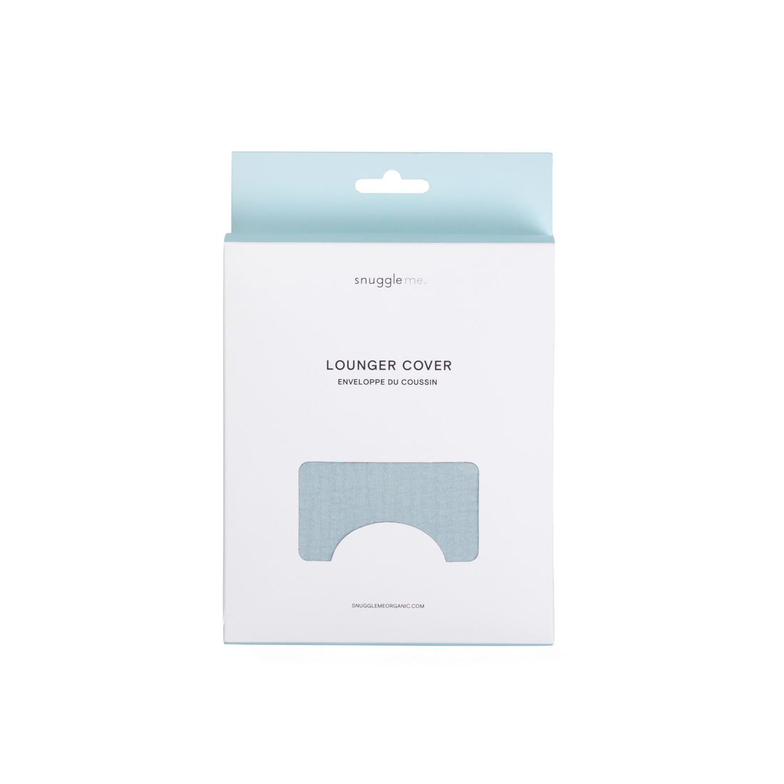 Lounger Curve Muslin Cover | Bluebell