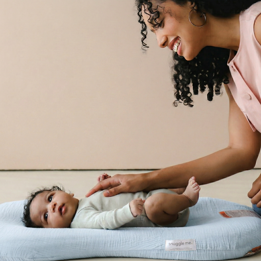 Lounger Curve Muslin Cover | Bluebell