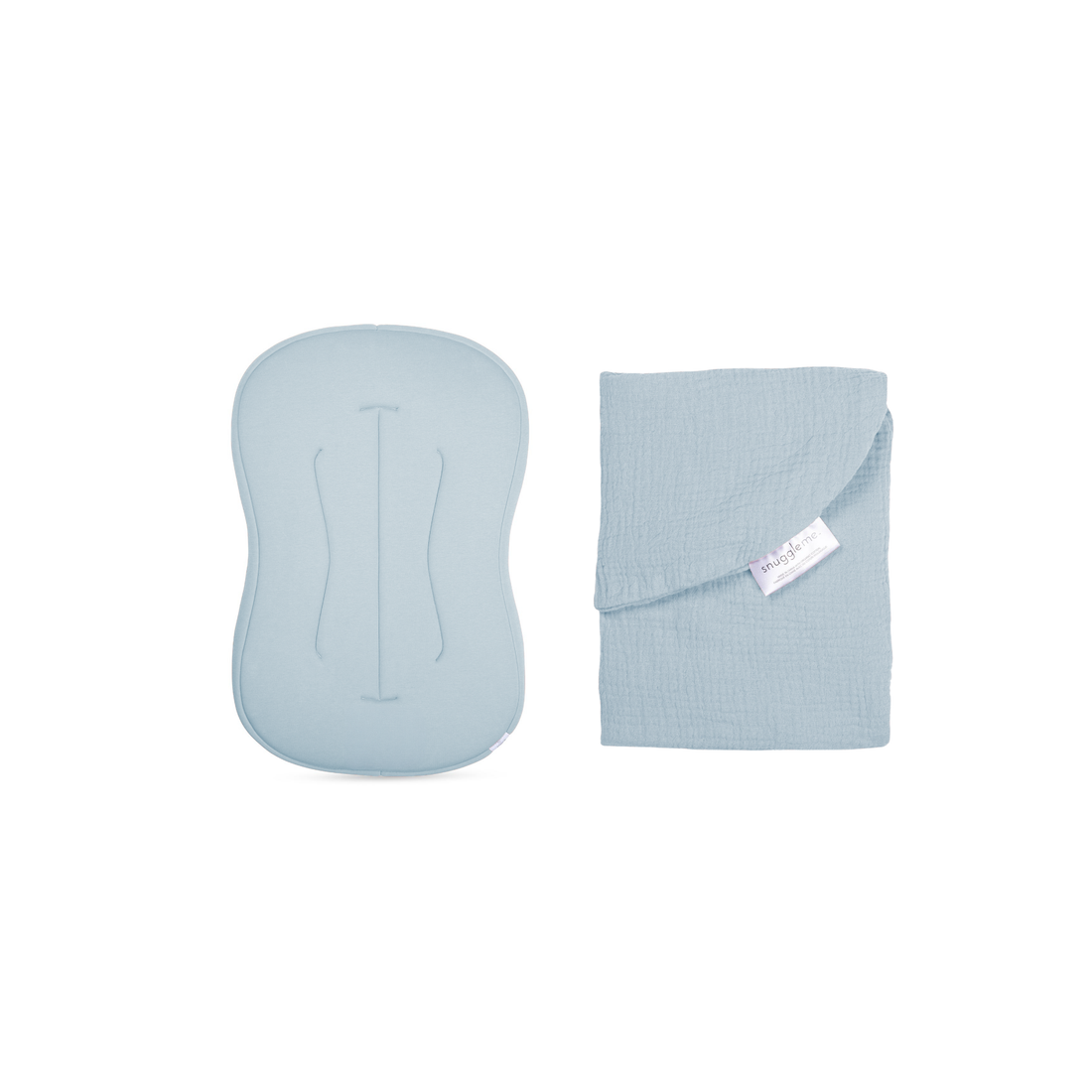 Lounger Curve + Muslin Cover Set | Bluebell