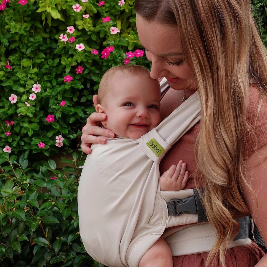 Boba Bliss Baby Wrap Carrier | Organic Stone