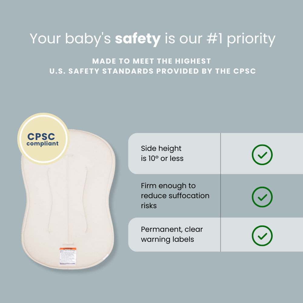 Infant Lounger Curve | Natural – Snuggle Me Organic