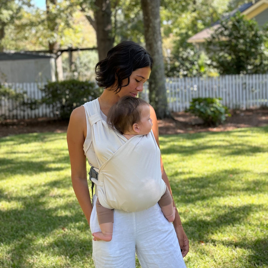 Boba Bliss Baby Wrap Carrier | Organic Stone