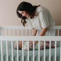 Muslin Crib Sheets | Bluebell + Slate
