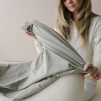 Feeding Pillow + Organic Cover Set | Birch