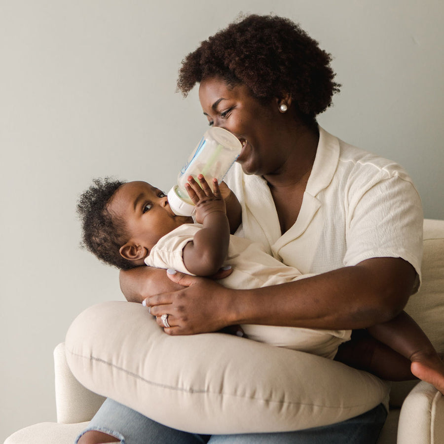 Feeding Pillow + Organic Cover Set | Birch