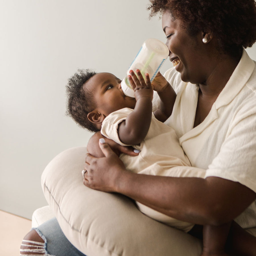 Feeding Pillow + Organic Cover Set | Birch