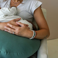 Feeding Pillow + Organic Cover Set | Moss