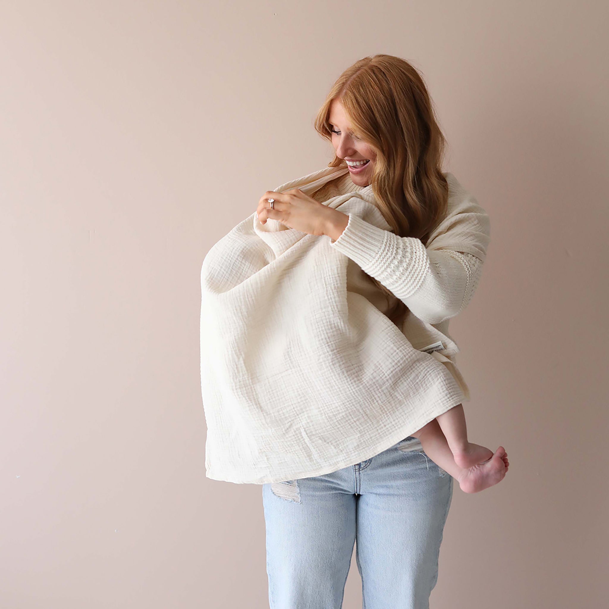 Nursing Cover | Natural – Snuggle Me Organic