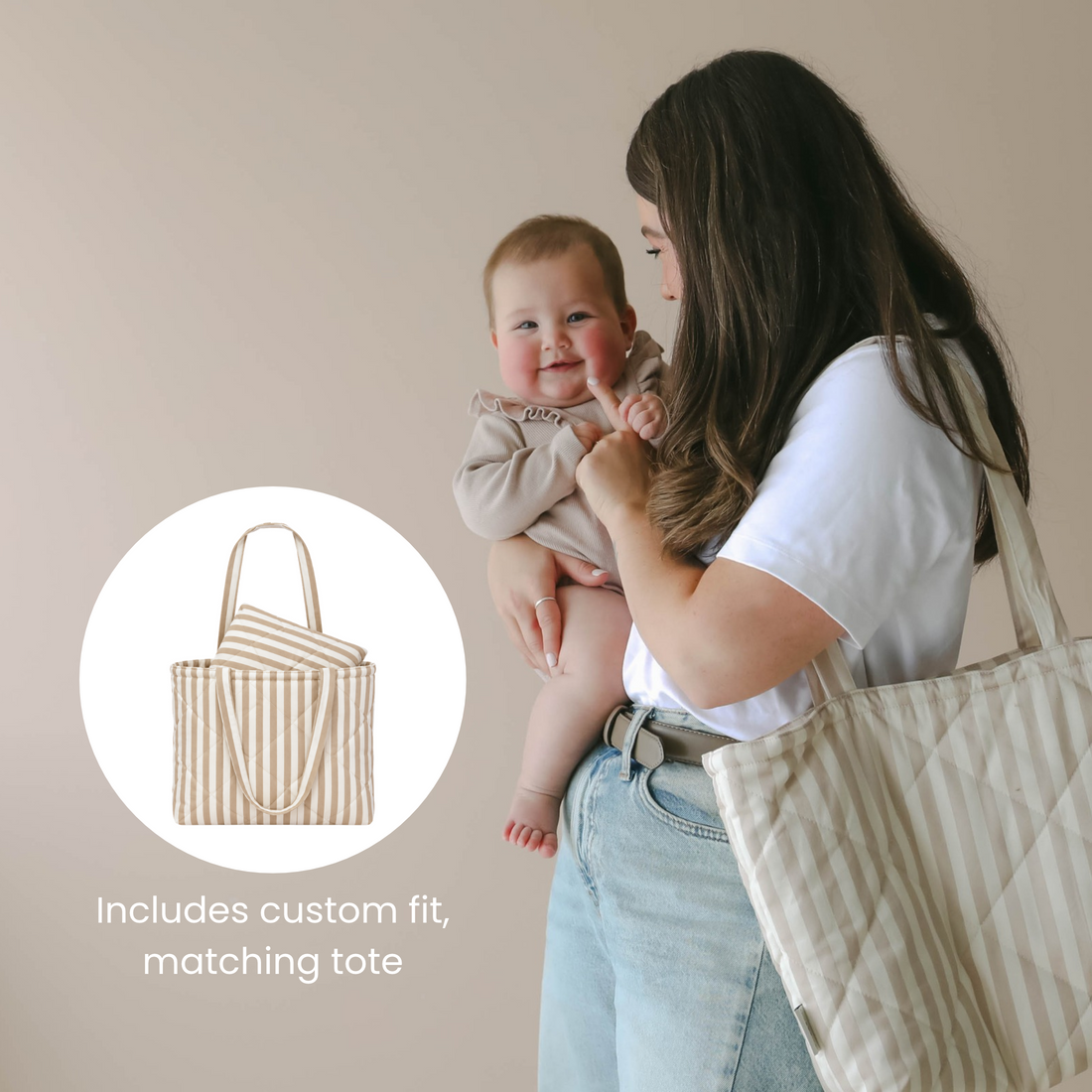 Play Mat | Oat Stripe