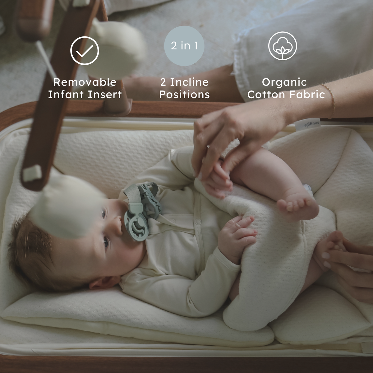Infant Rocker – Snuggle Me Organic