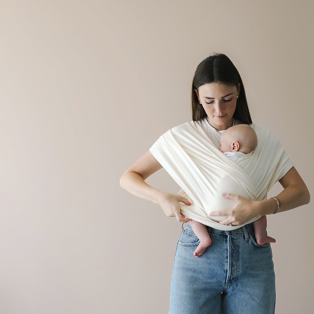 Snuggle Me Baby Wrap | Natural