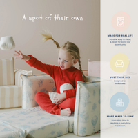 Toddler Chair | Blue Toile