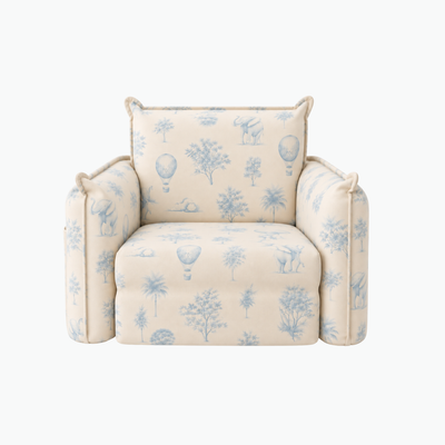 Toddler Chair | Blue Toile