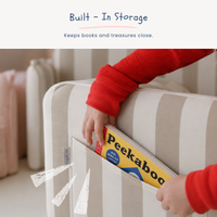 Toddler Chair | Oat Stripe