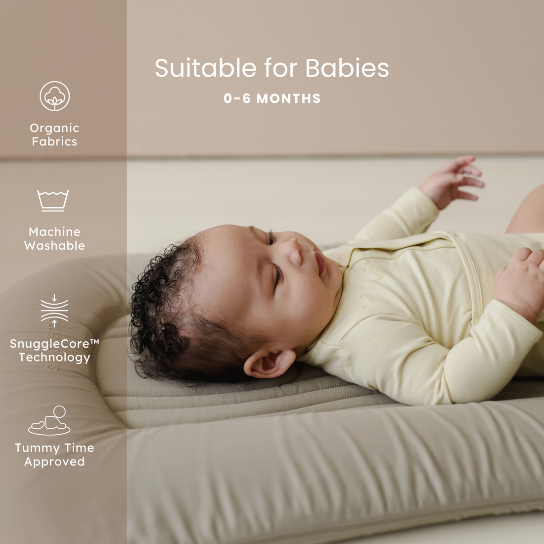 Infant Lounger Wave | Birch