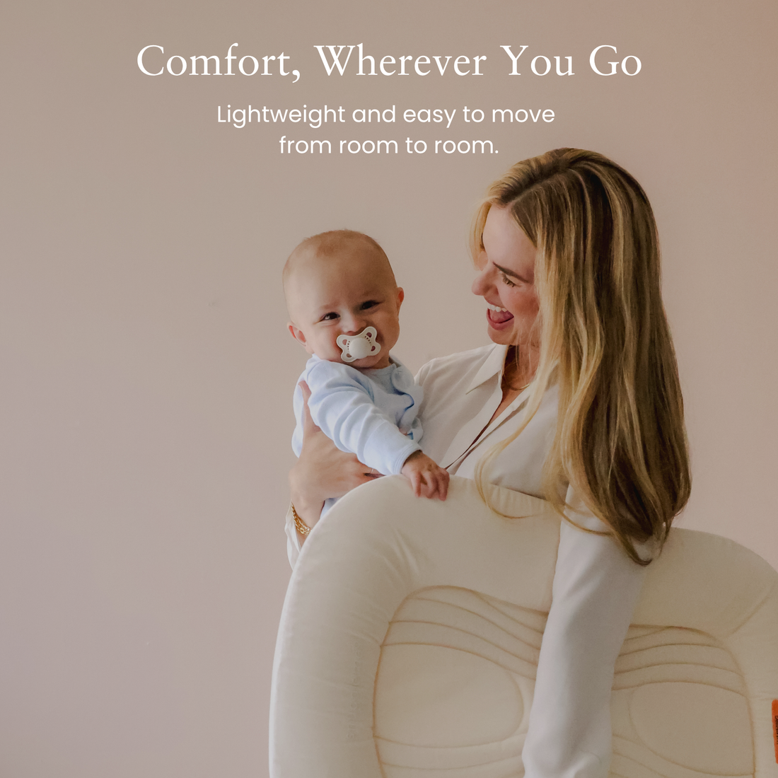 Infant Lounger Wave | Natural
