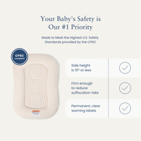 Infant Lounger Wave | Oat Stripe