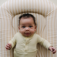 Infant Lounger Wave | Oat Stripe