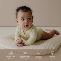 Infant Lounger Wave | Oat Stripe