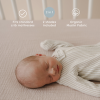 Muslin Crib Sheets | Petal + Gumdrop