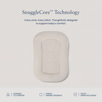 Infant Lounger Wave | Oat Stripe