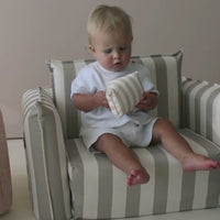 Toddler Chair | Oat Stripe