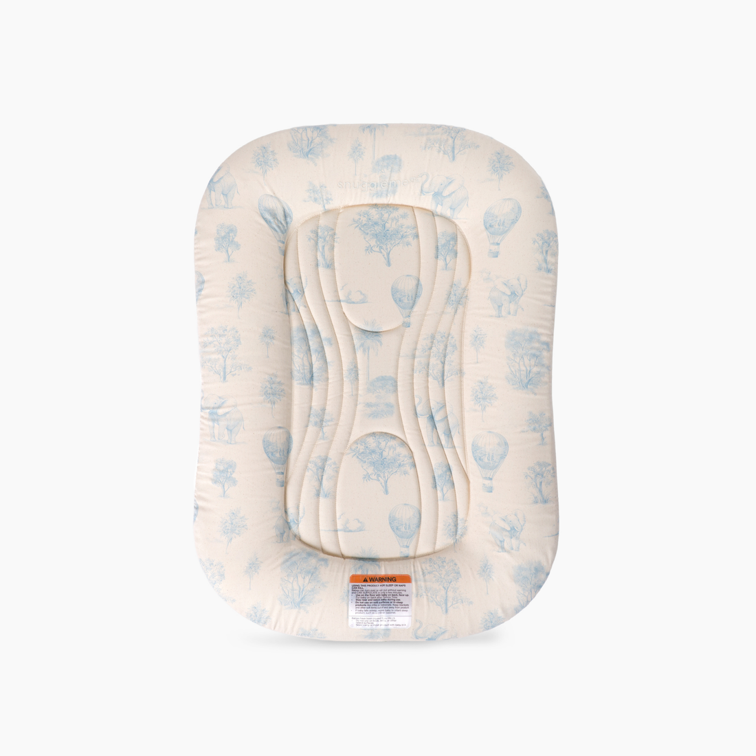 Infant Lounger Wave | Blue Toile