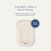 Infant Lounger Wave | Oat Stripe