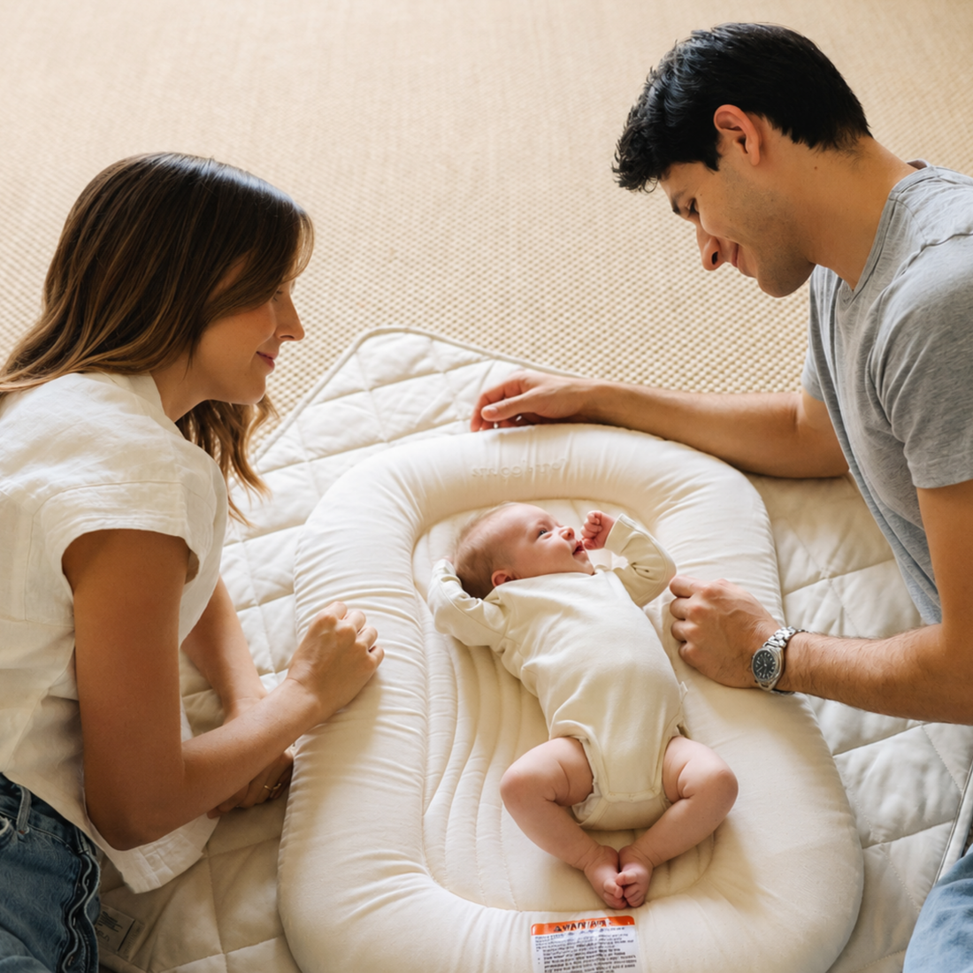 Infant Lounger Wave | Natural