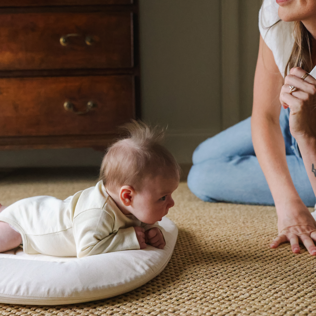 Infant Lounger Wave | Natural
